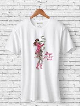 Blow Your Hair Back Graphic Tee