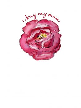 I Buy My Own Roses Holiday Tee